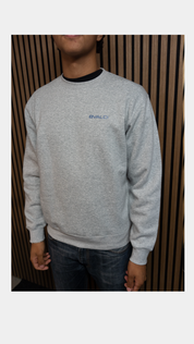 Who Cares I'm Already Late - Grey Crewneck