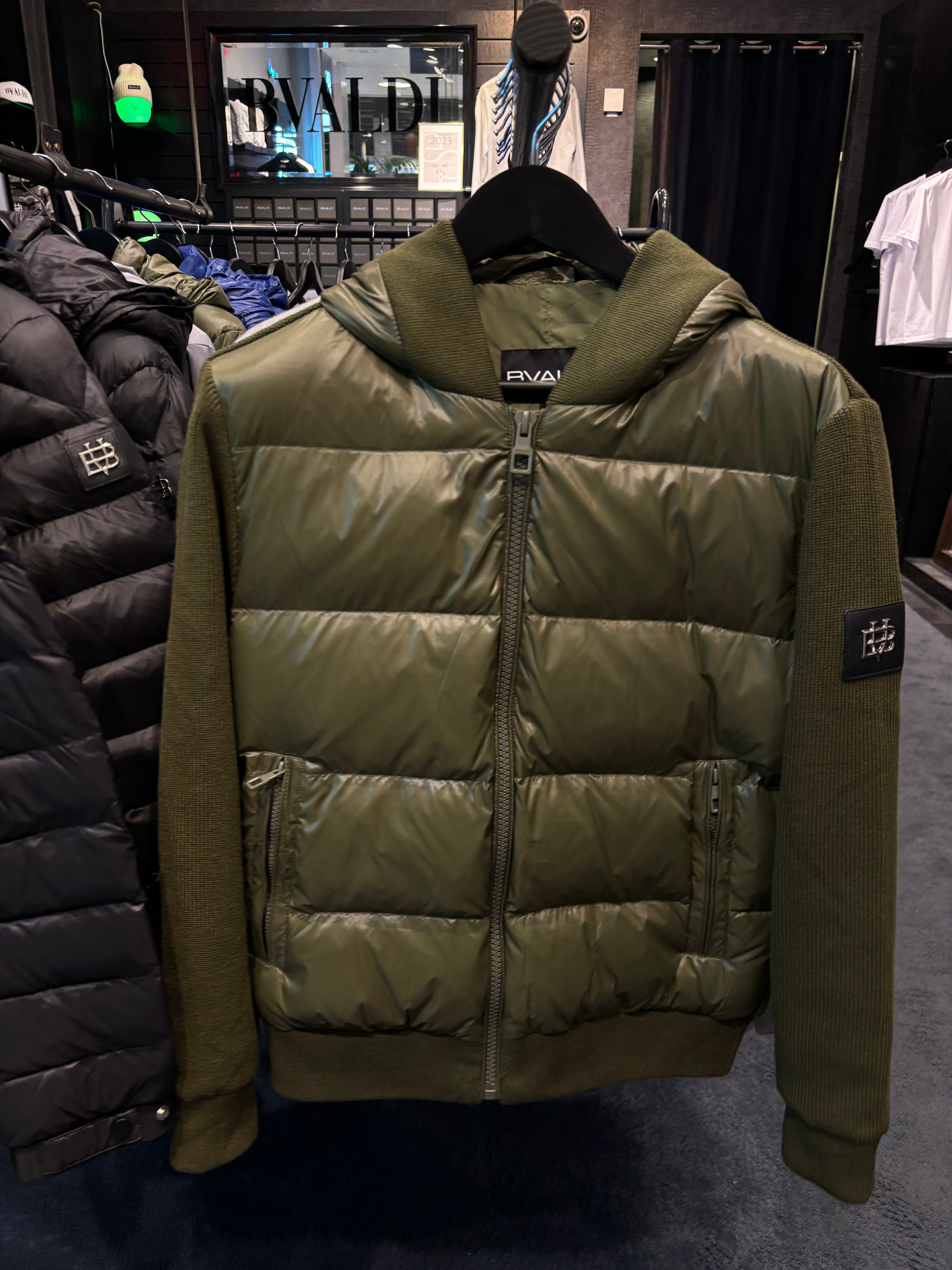 Sereno - Cardigan Jacket Navy Green