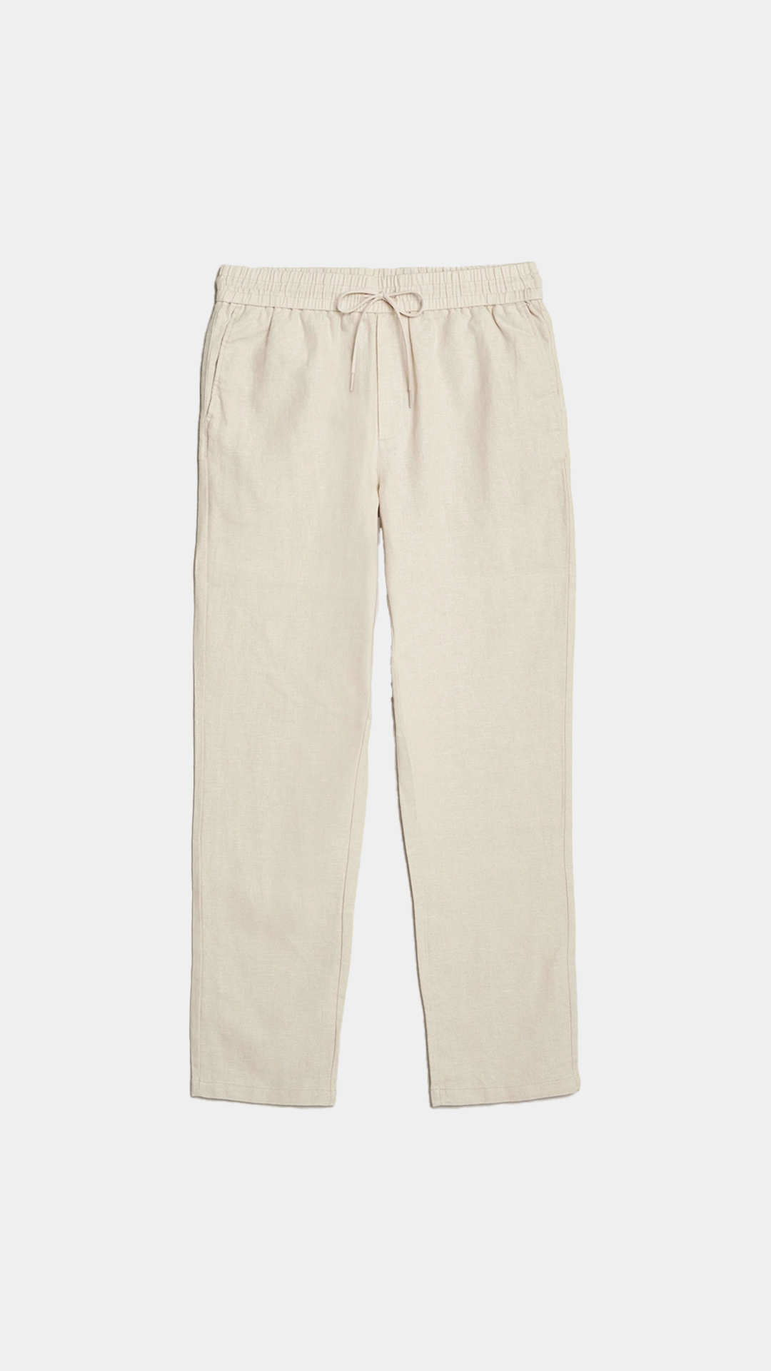 Linen Trousers - Beige