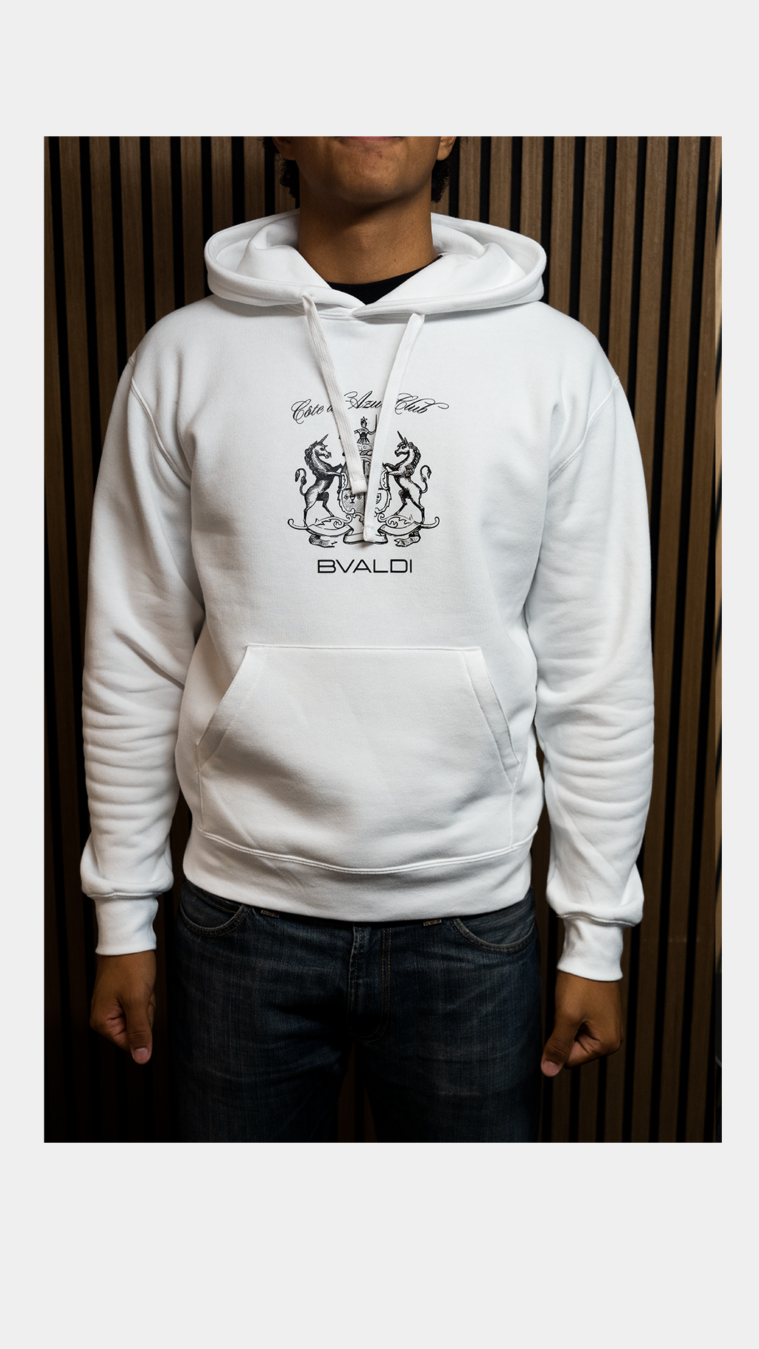 Côte d'Azur Club - White Hoodie