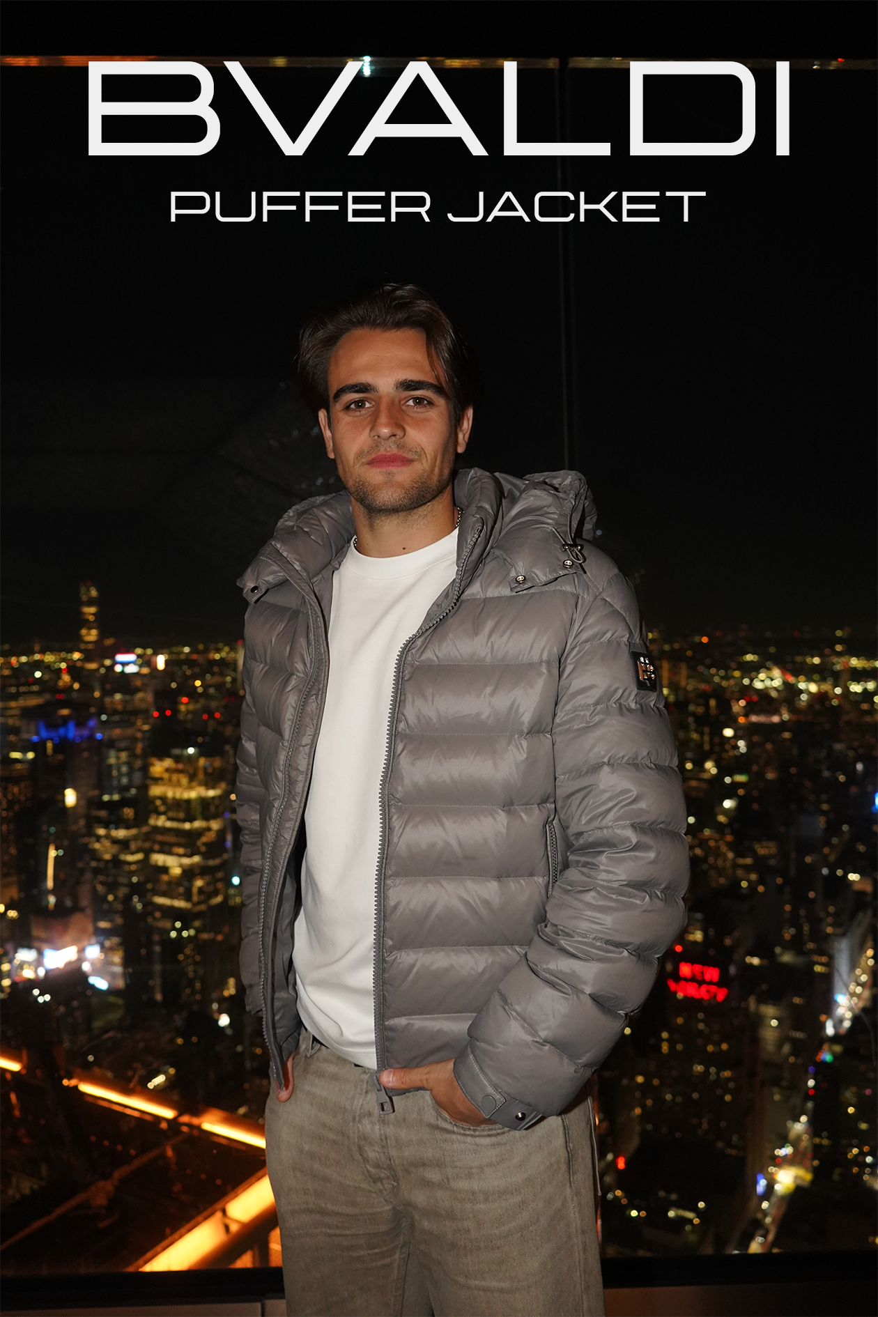 BV Puffer Jacket - Silver