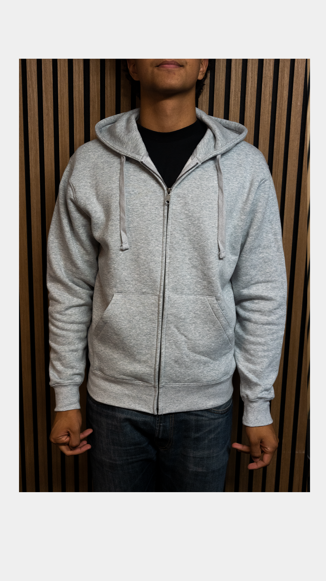 Italian Friend - Grey Zip Up