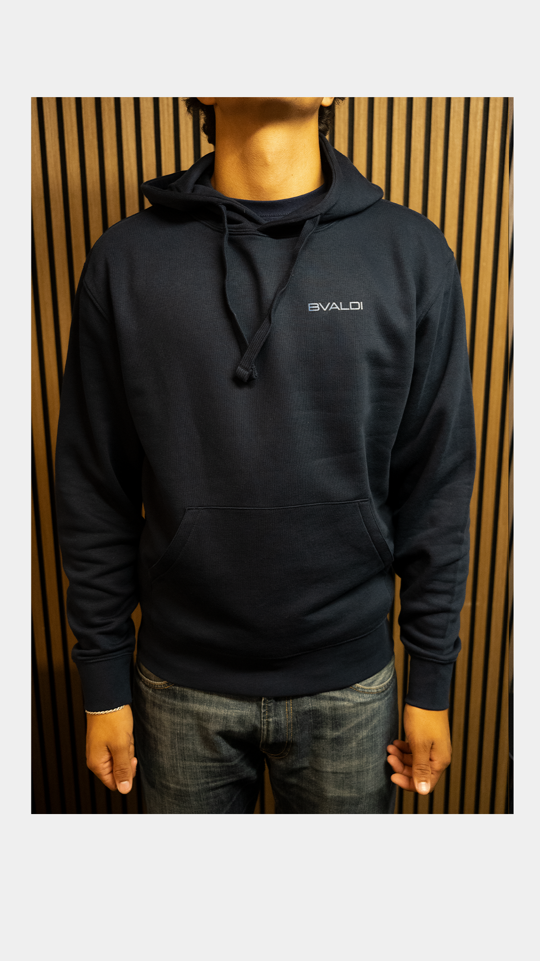 Who cares I'm already late - Navy Blue Hoodie