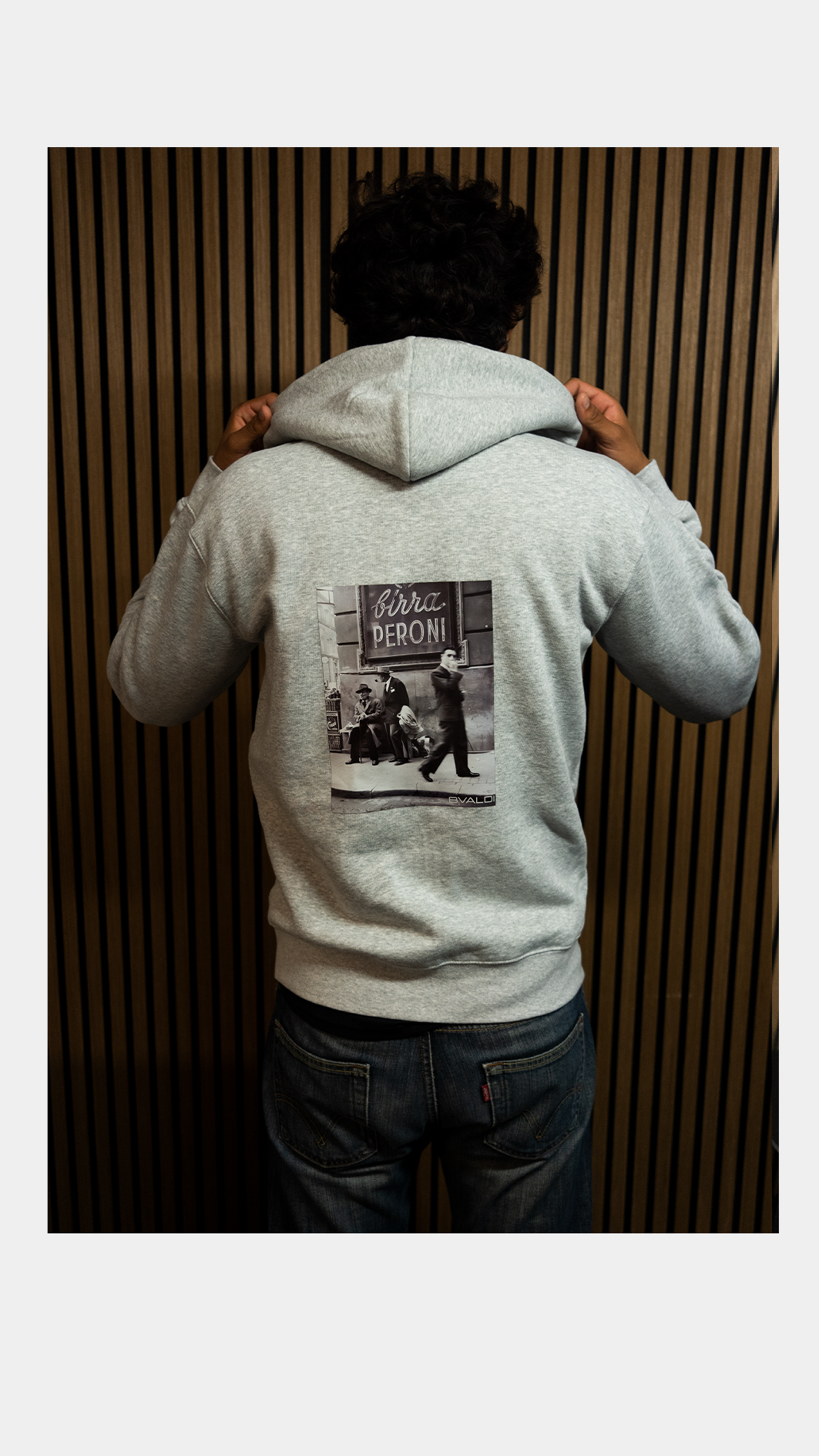 Italian Friend - Grey Zip Up