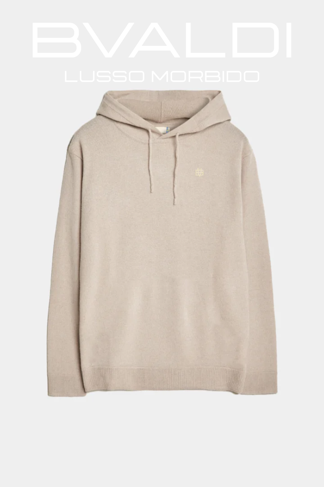 Lusso Morbido - Beige Hoodie