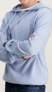 Lusso Morbido - Light Blue Hoodie