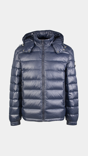 Bv Puffer Jacket - Navy Blue