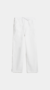 Linen Trousers - White