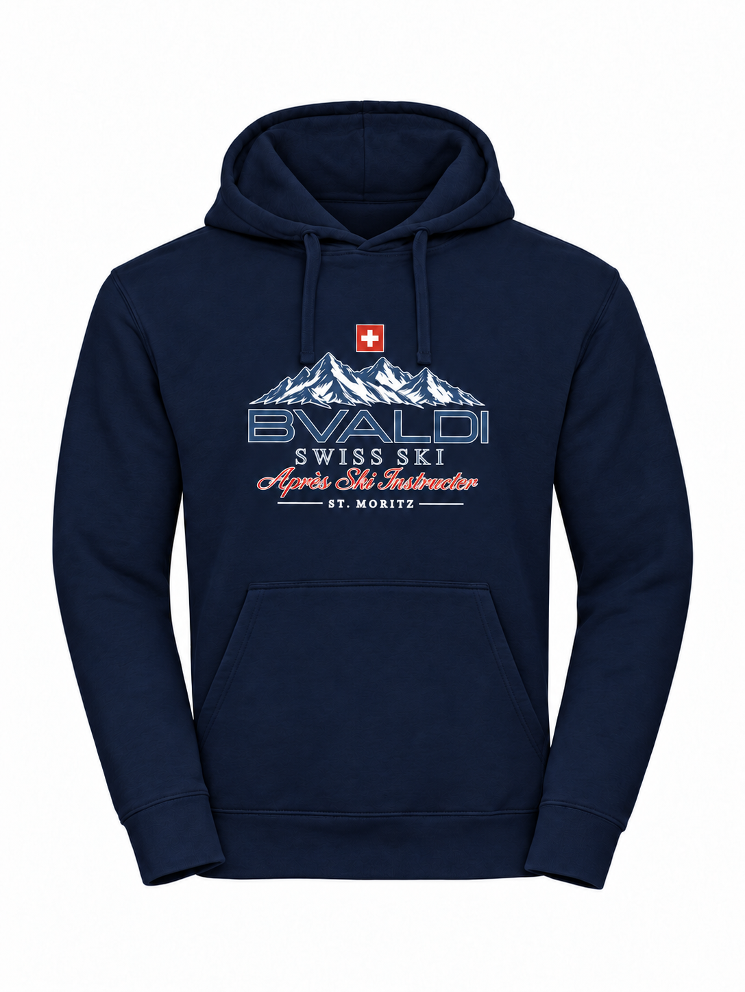 Apre's Ski Instructor - Navy Blue Hoodie