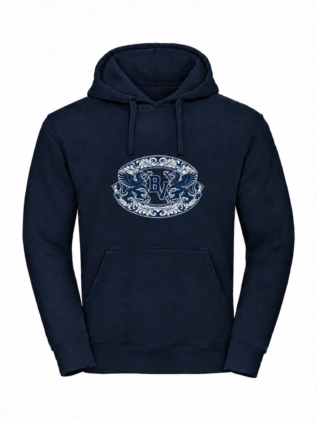 Bvaldi Imperial Crest - Navy Blue Hoodie