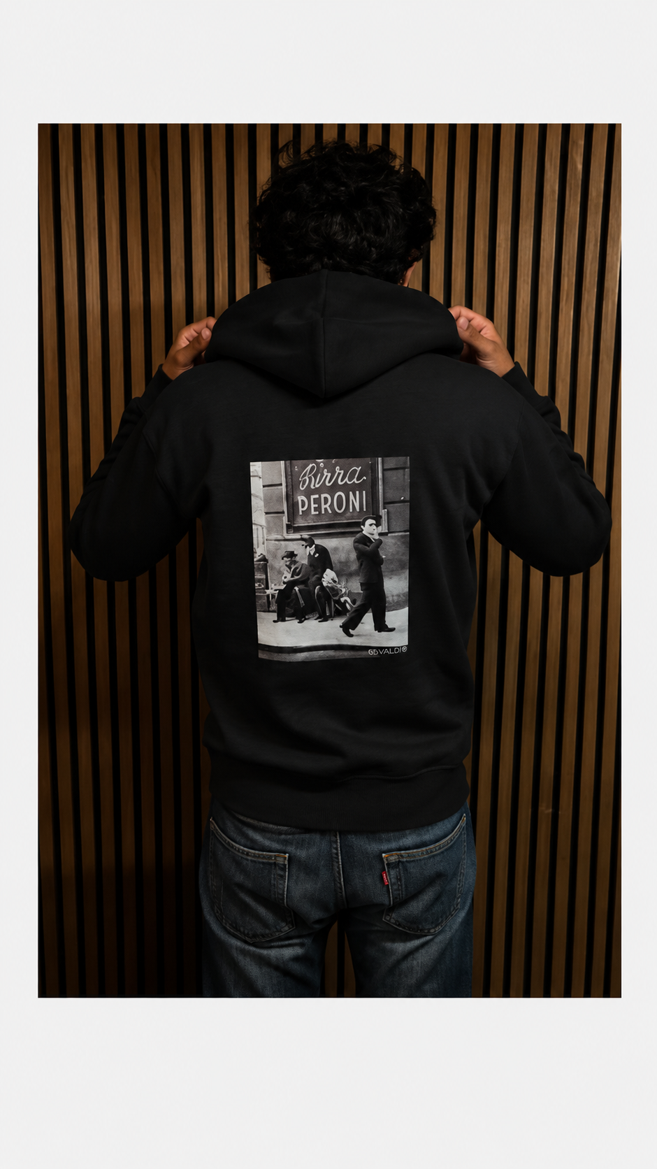 Italian Friend - Black Zip Up