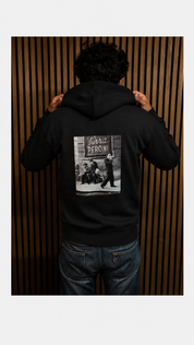 Italian Friend - Black Zip Up