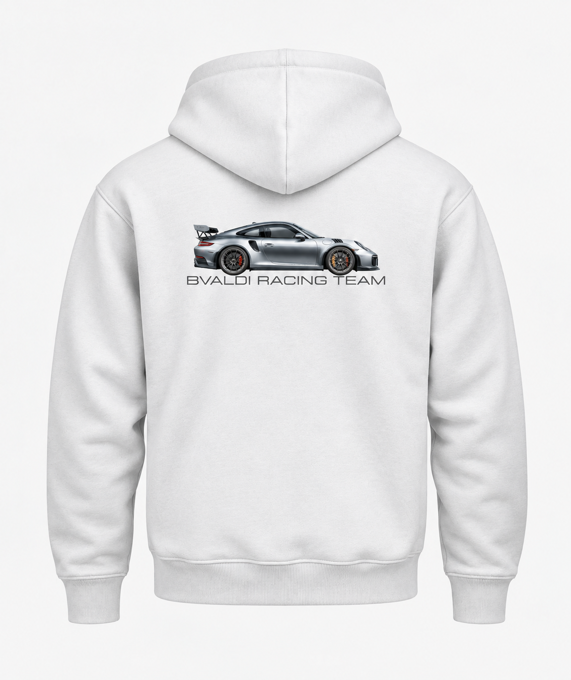 Bvaldi Racing team - White Hoodie