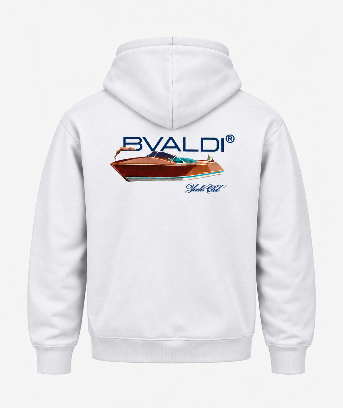 Bvaldi Yacht Club - White Hoodie