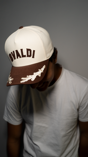 Heritage Club Cap - Cream/Brown