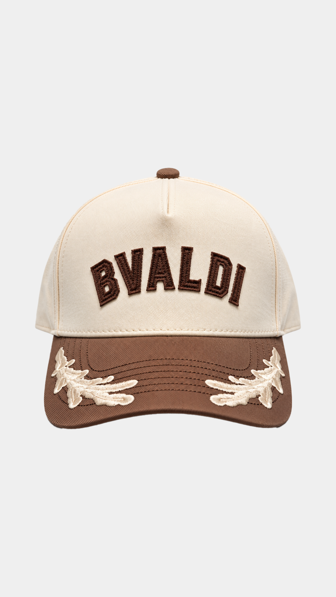 BVALDI Heritage Club Cap - Cream/Brown