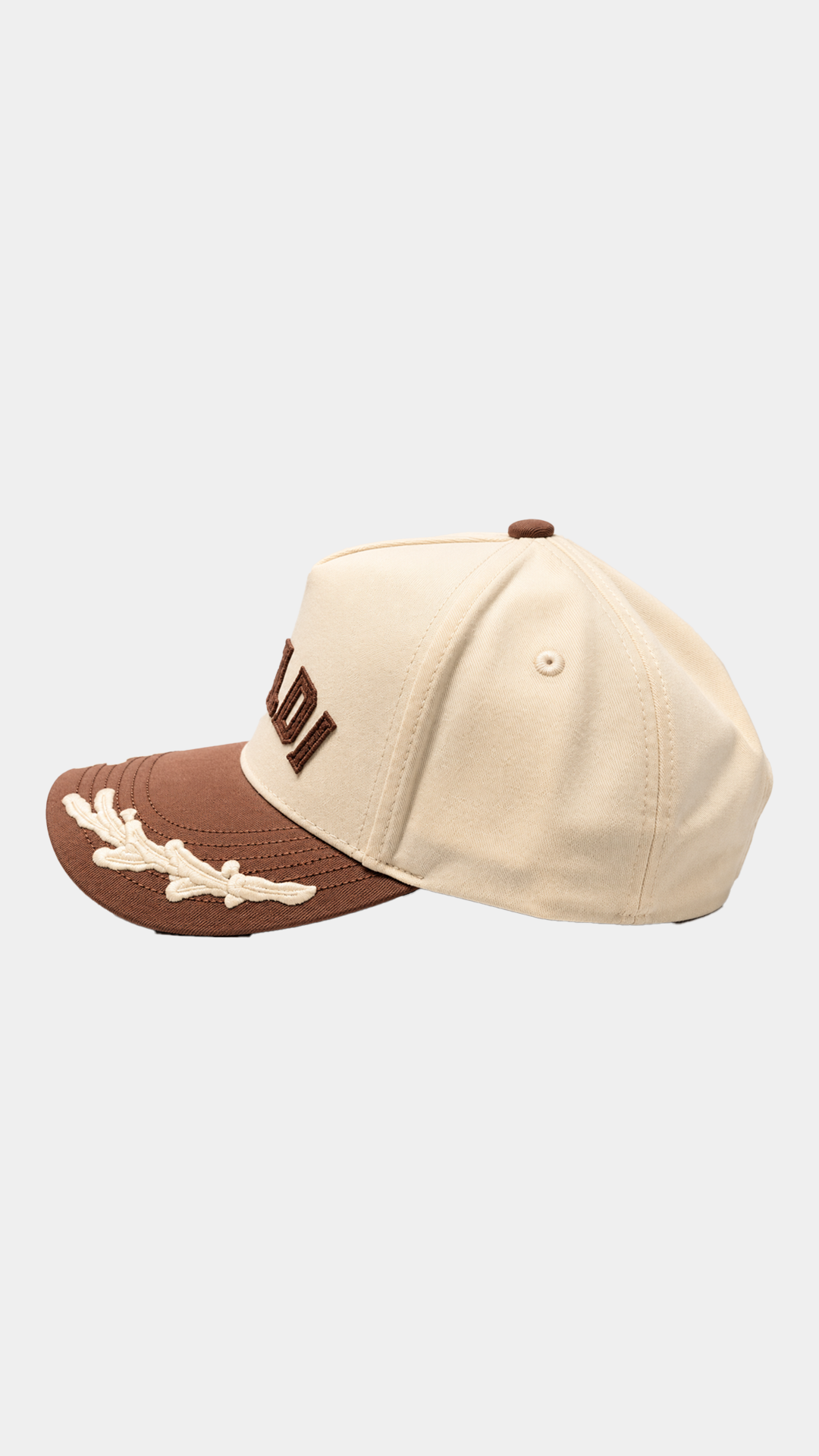 BVALDI Heritage Club Cap - Cream/Brown