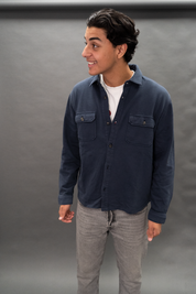 Terra Overshirt - Navy Blue
