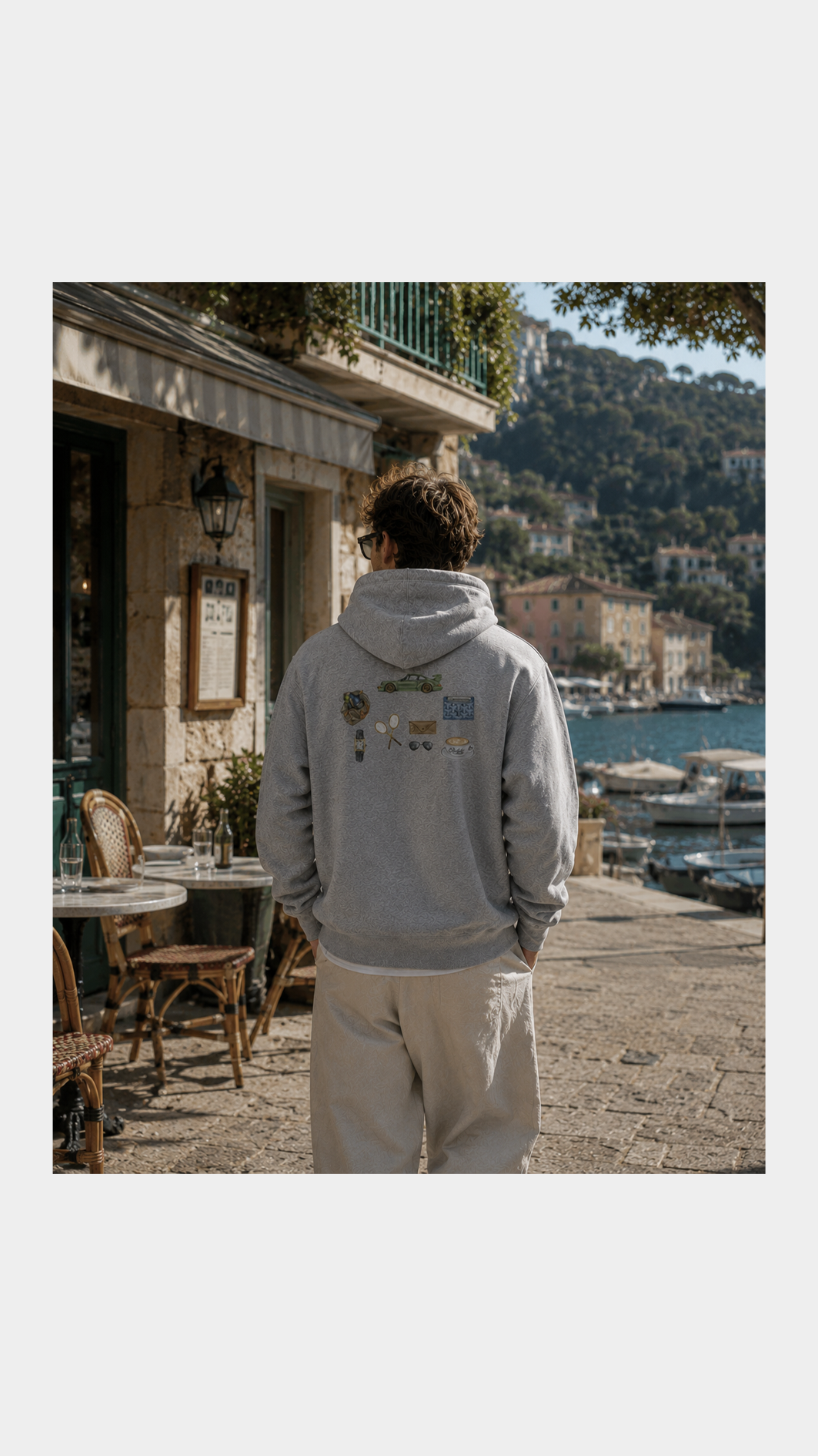 Lifestyle - Grey hoodie