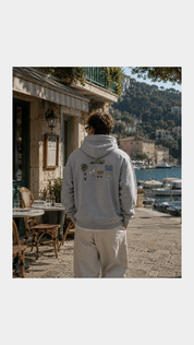 Lifestyle - Grey hoodie