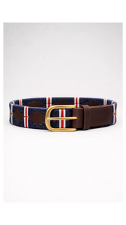 Polo belt - Navy Blue - Red - White