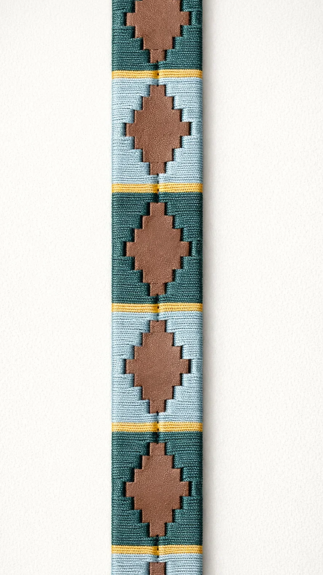 Polo belt - Green - Lightblue