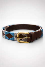 Polo belt- Light blue - grey