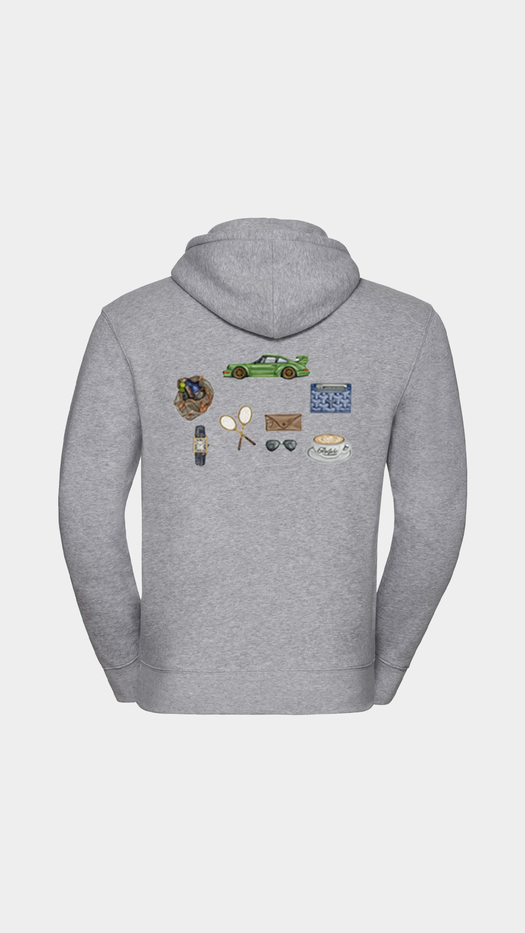 Lifestyle - Grey hoodie
