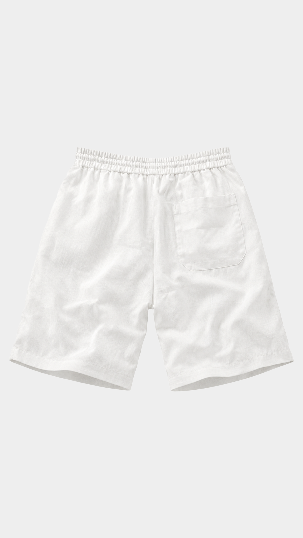 Riviera Linen Blend Shorts - White