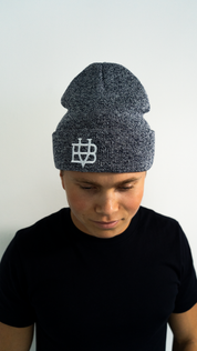 BV Beanie - Grey x Navy Blue