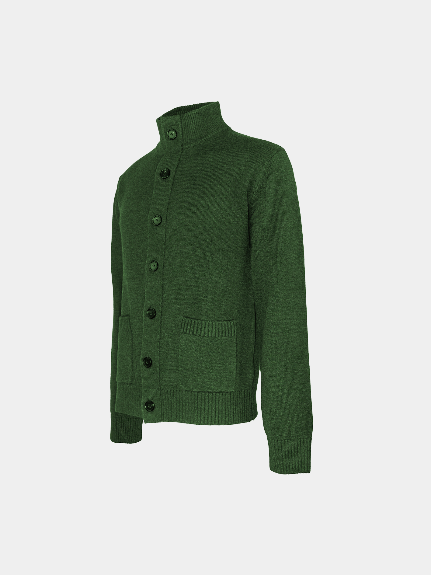 Milano – Moss Green Button-Up Shirt