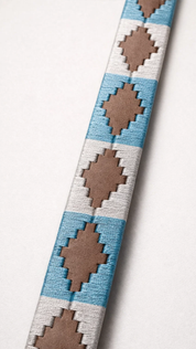 Polo belt- Light blue - grey