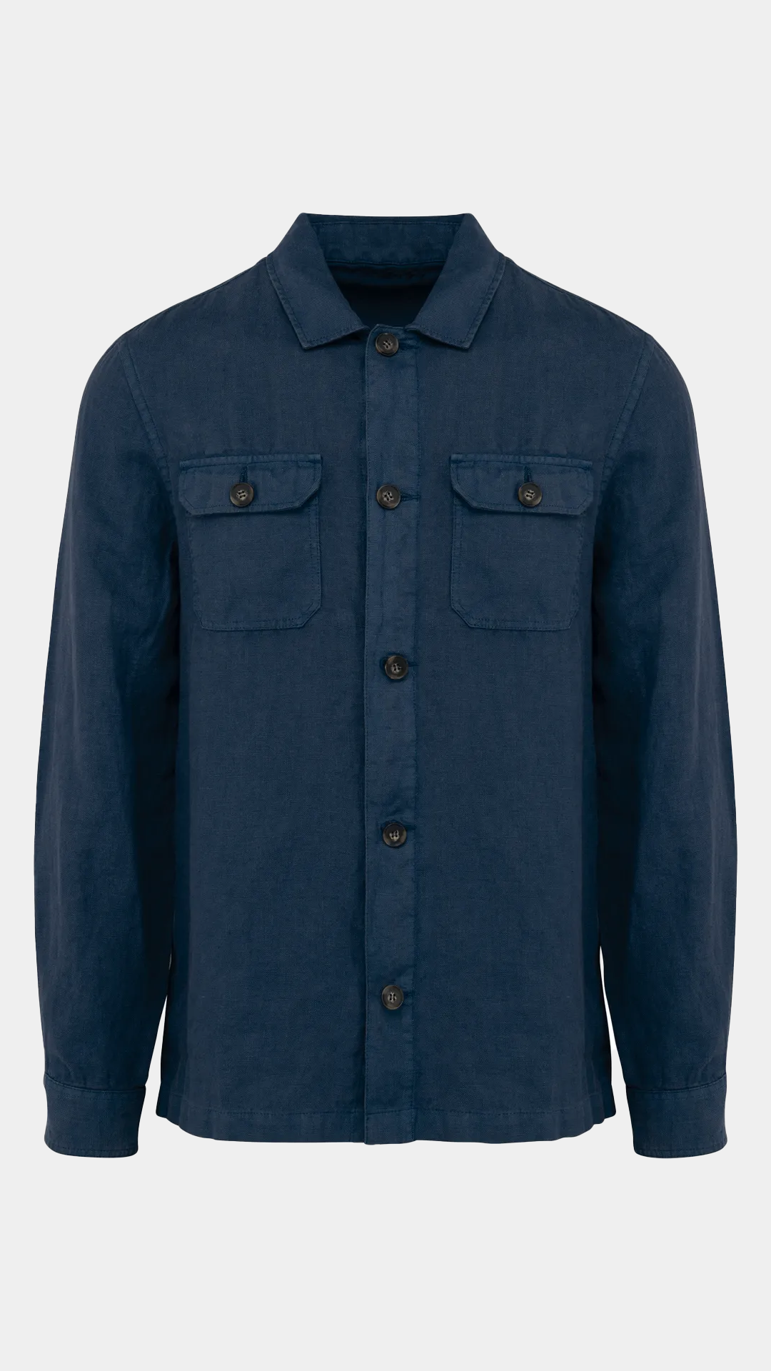 Calma Overshirt -Washed Navy Blue