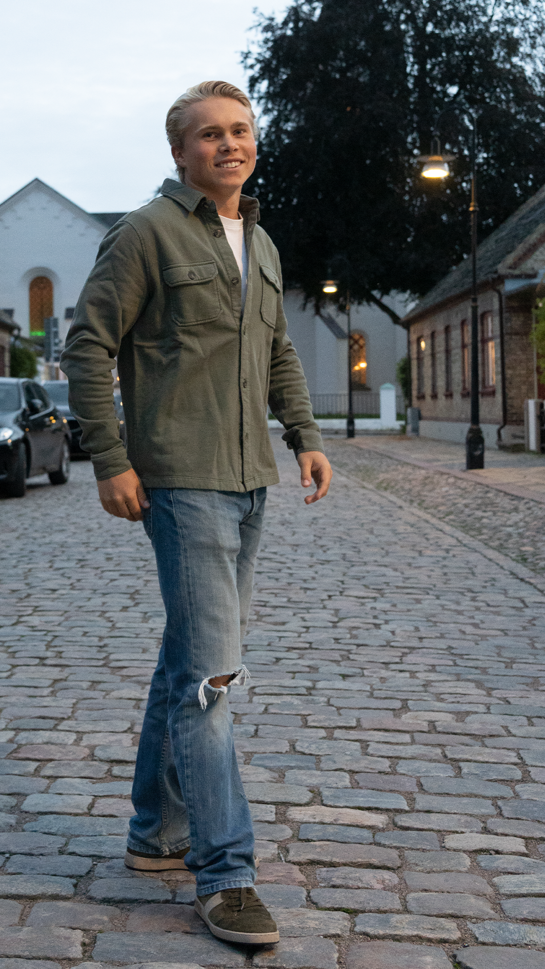 Terra Overshirt - Navy Green