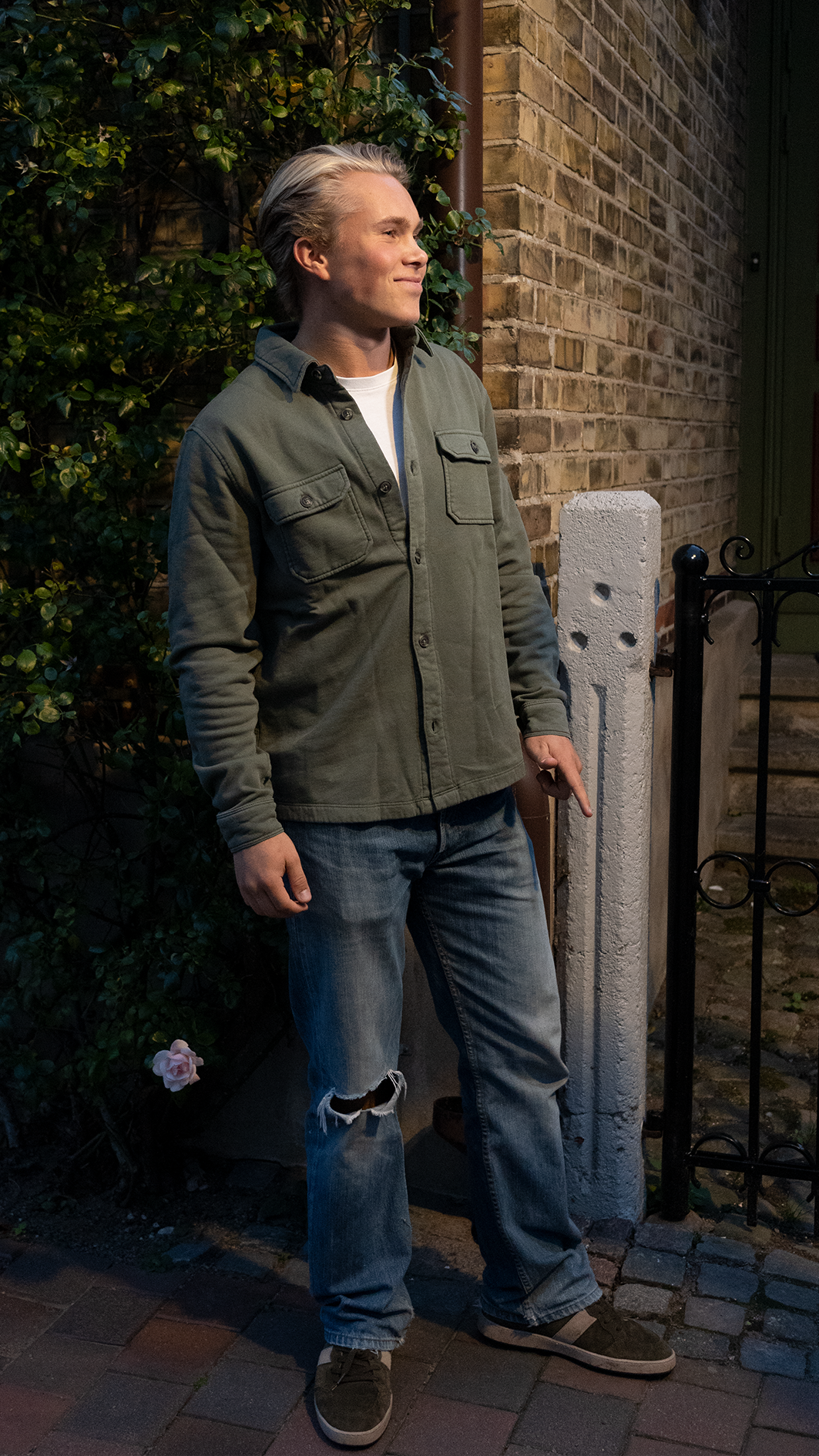 Terra Overshirt - Navy Green