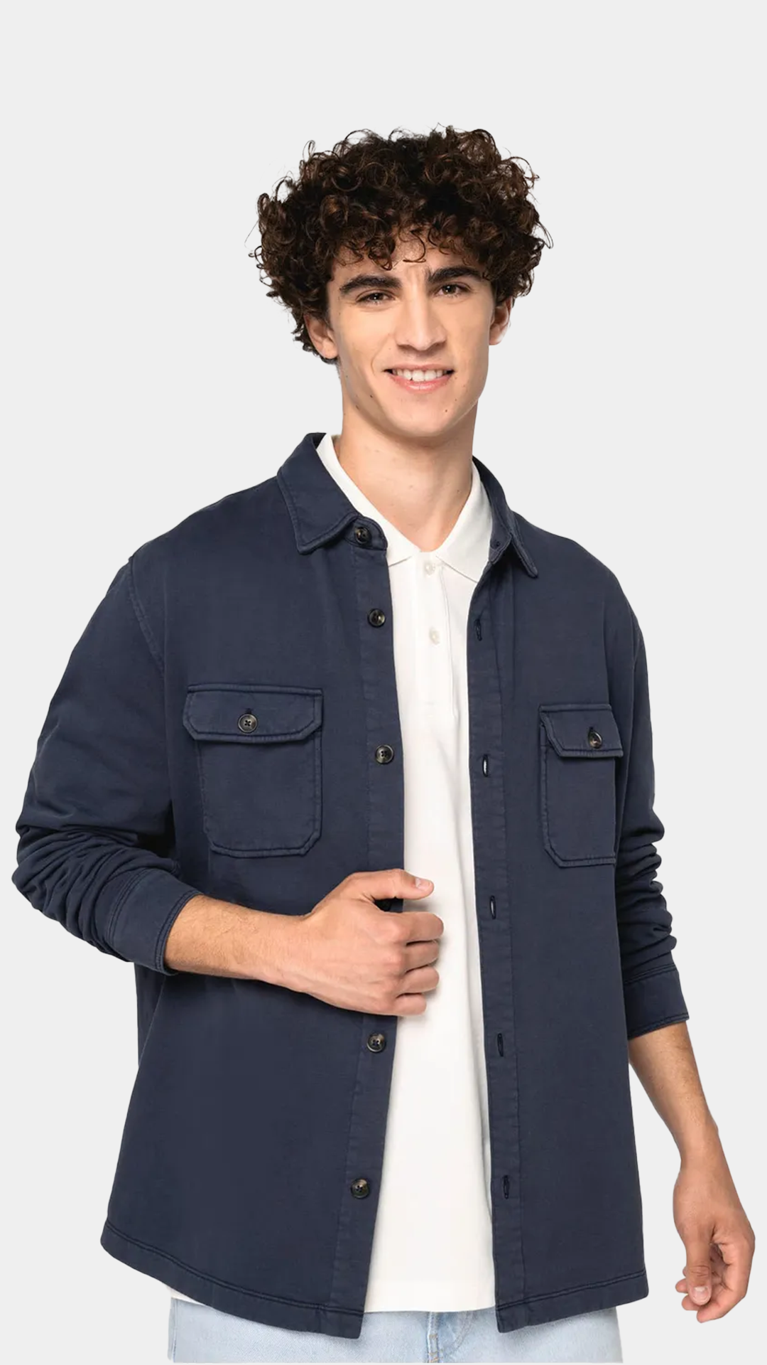 Terra Overshirt - Navy Blue